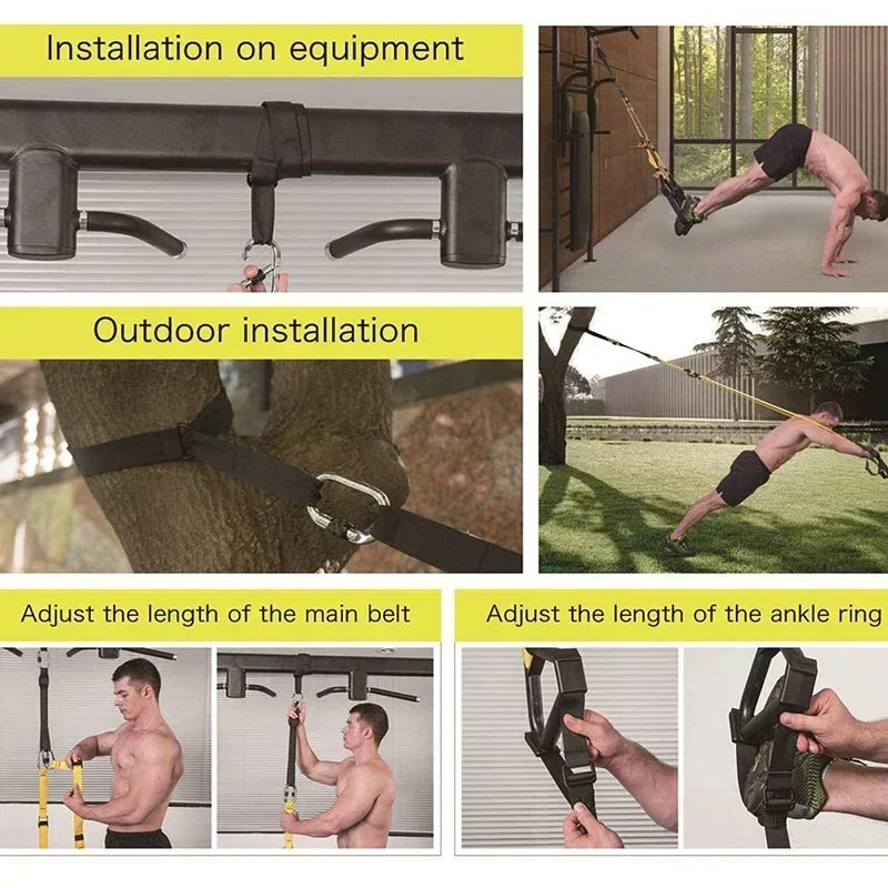 Suspension Training Straps – Full Body Strength System