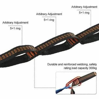 Reinforced Hammock Straps – Heavy-Duty Outdoor Support