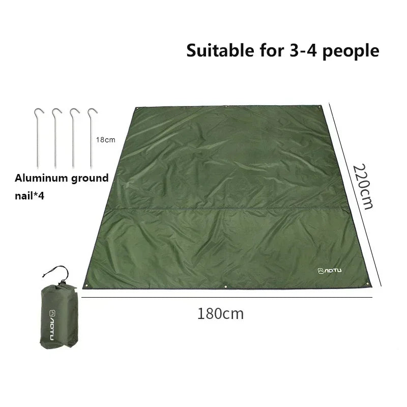 Multi-Functional Camping Tent Tarp – Waterproof & Sun Protection