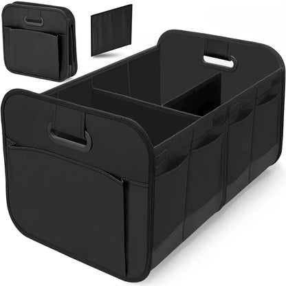 Collapsible Car Trunk Organizer with Multi Compartments