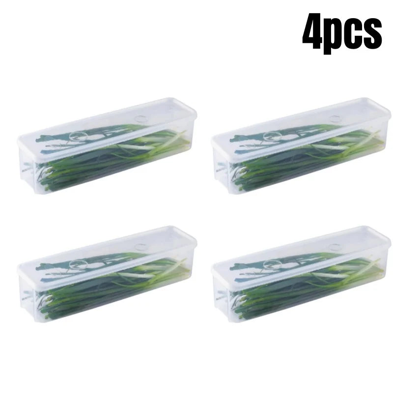 Refrigerator Storage Boxes with Lid – Keep Food Fresh & Organized