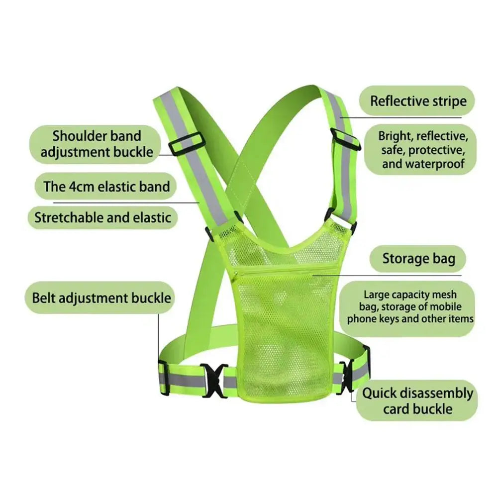 Reflective Safety Vest – High Visibility & Adjustable Fit