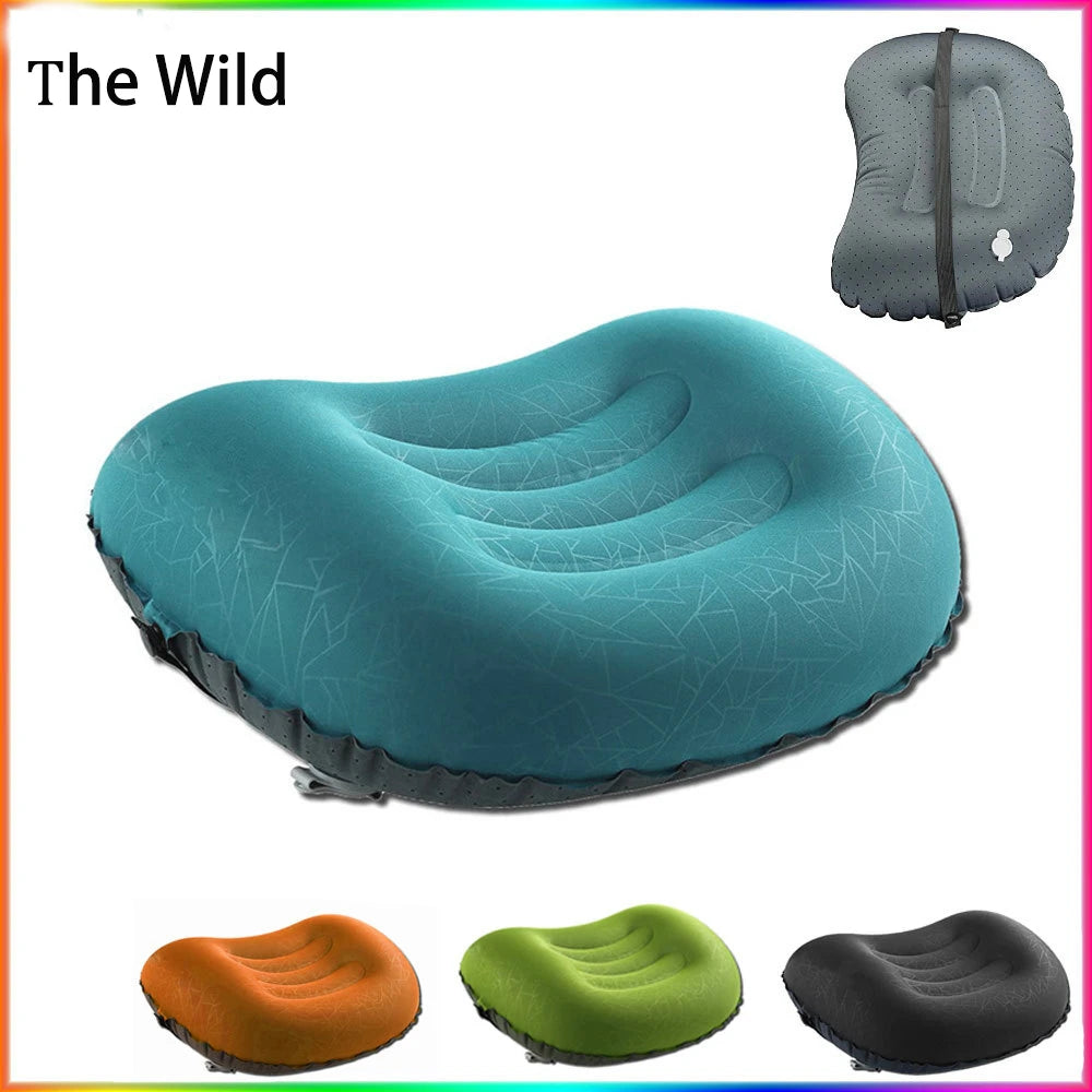 Inflatable Camping Pillow for Lightweight Travel Comfort