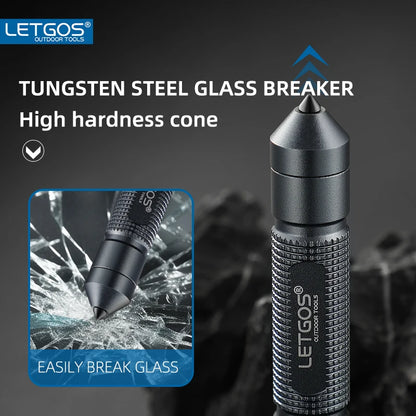 Multi-Function Survival Whistle with Glass Breaker
