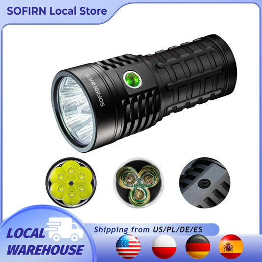 Sofirn Q8 Plus LED Flashlight – 16,000lm Ultra Bright