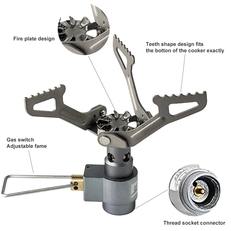 Ultralight Titanium Camping Gas Stove BRS-3000T