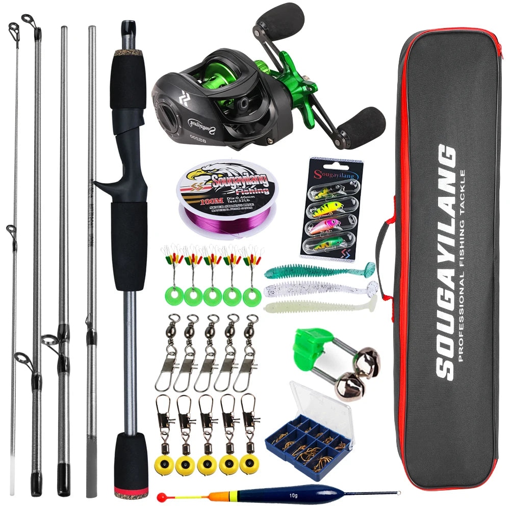 Baitcasting Fishing Rod & Reel Kit – Bass Ready