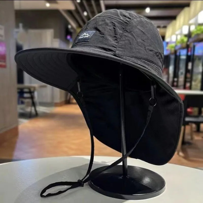 Waterproof Sun Hat with Neck Flap for UV Protection