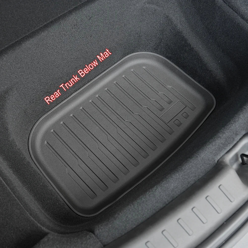 Tesla Model Y Trunk Mats – All Weather Protection