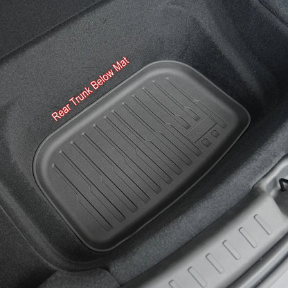 Tesla Model Y Trunk Mats – All Weather Protection