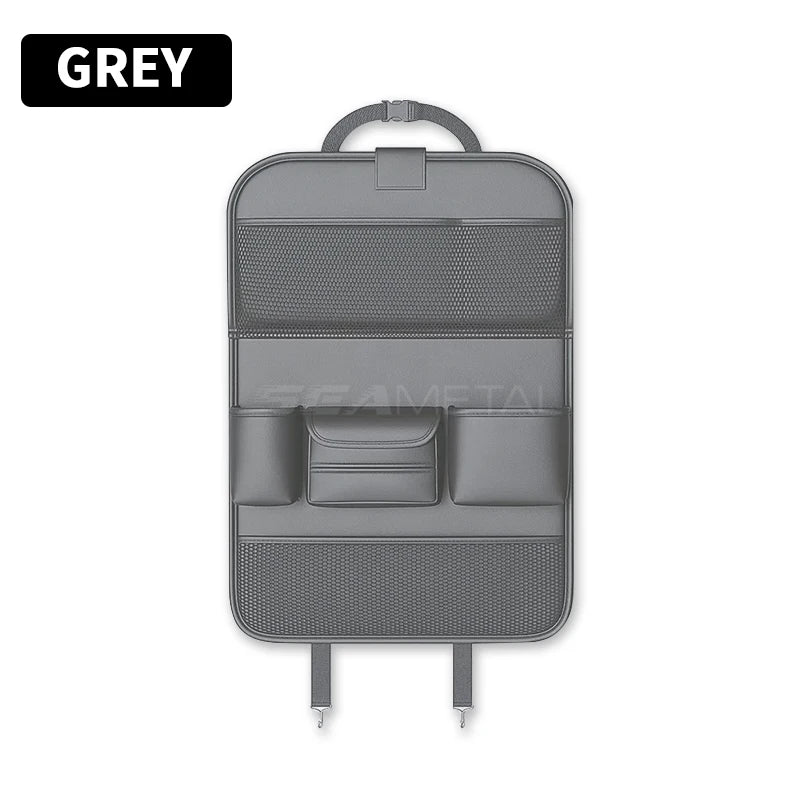 Car Seat Back Organizer with Tray – Waterproof Storage