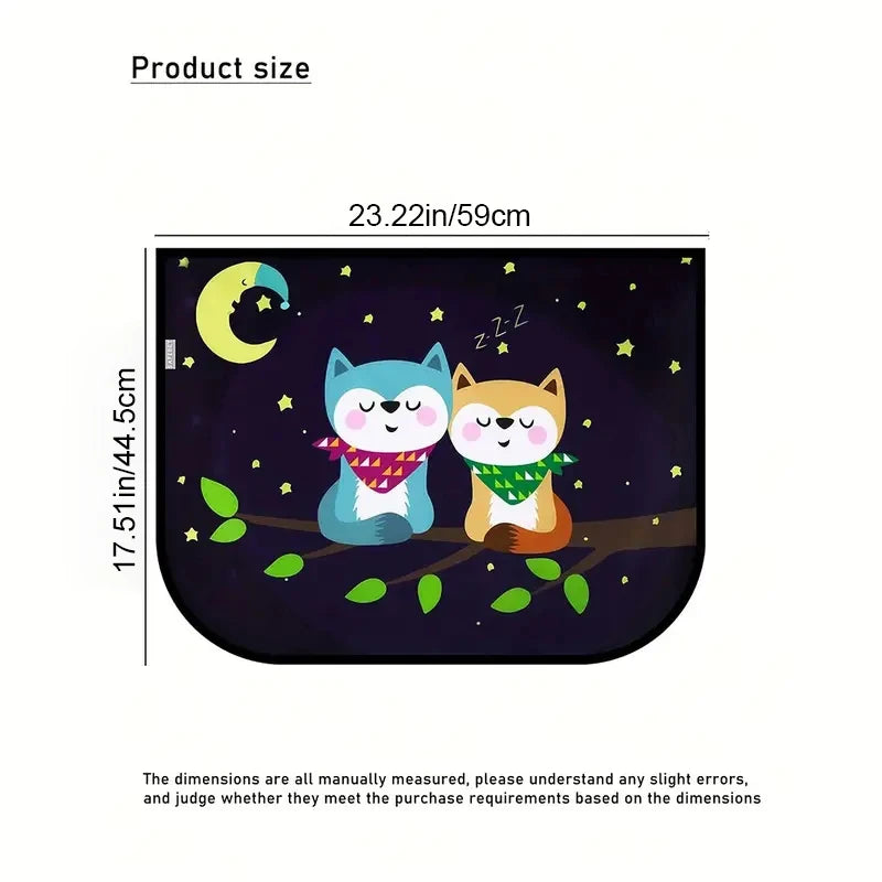 Car Sun Shade Curtain for UV Protection & Baby Comfort