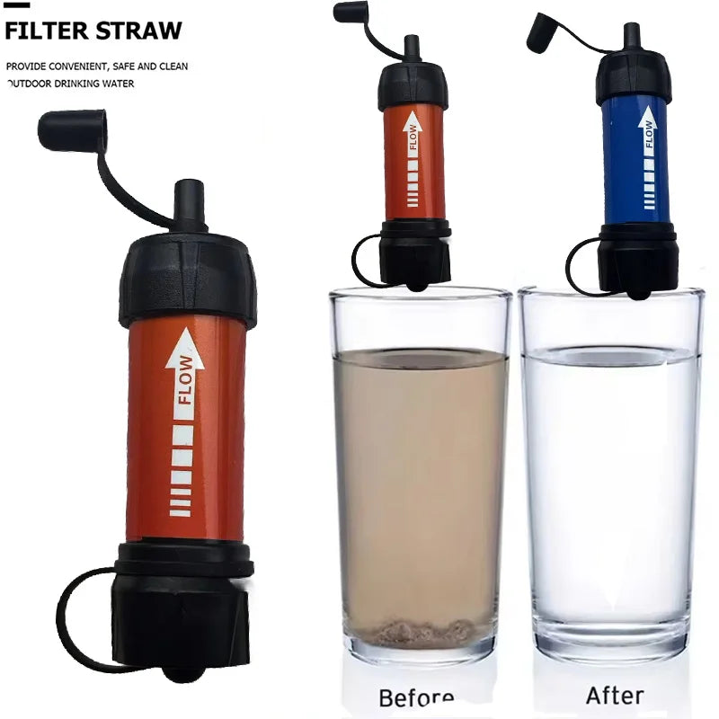 Portable Water Filter for Camping & Emergency Use