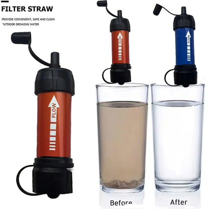 Portable Water Filter for Camping & Emergency Use