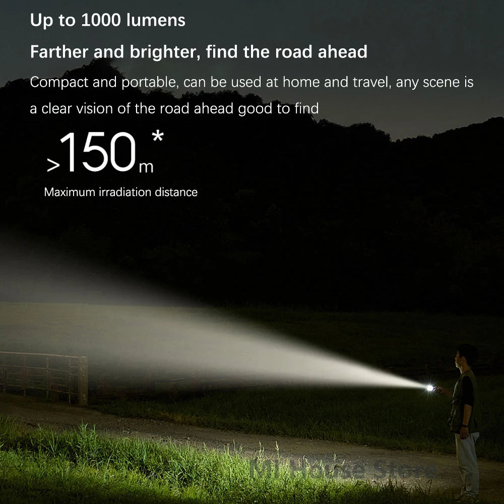 Mijia 4in1 Flashlight – 1000 Lumen Waterproof Light