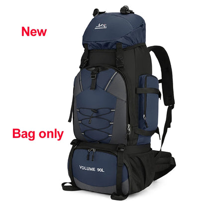90L Hiking Backpack Waterproof Large Capacity Trekking