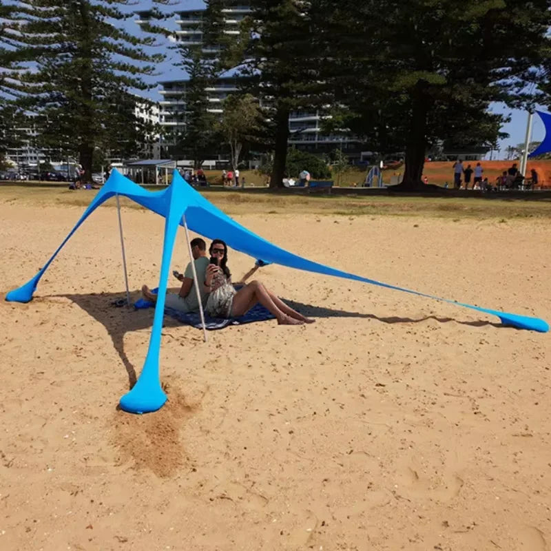 Beach Sun Shelter Tent UPF50+ Windproof Portable