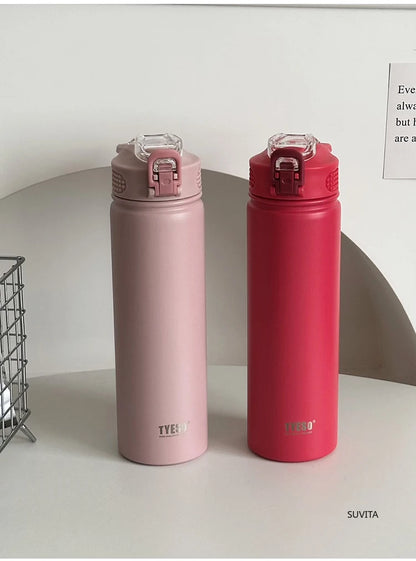 TYESO Stainless Steel Thermos Water Bottle – Keeps Drinks Hot & Cold
