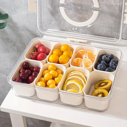 4/8 Grid Snack Box – Portable Food Storage Organizer