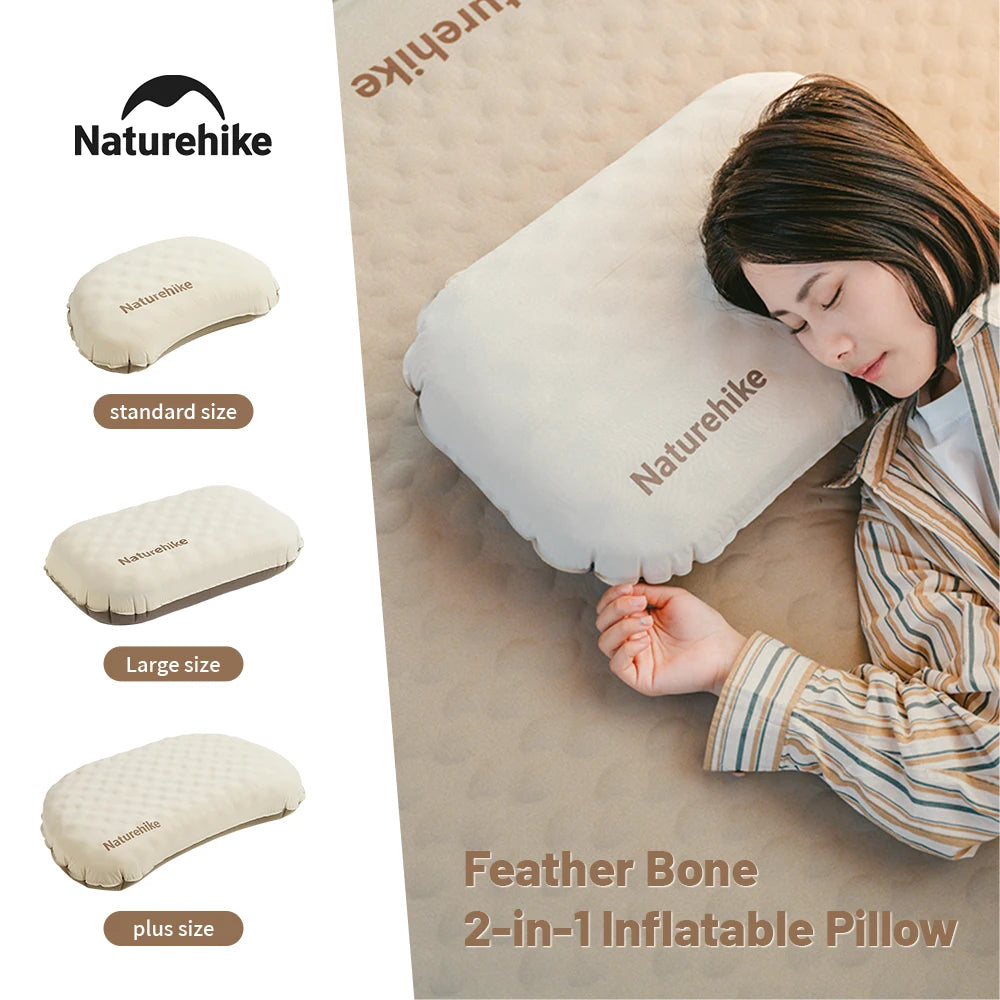 Camping Inflatable Pillow for Neck & Lumbar Support