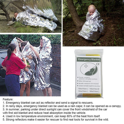 Emergency Thermal Blanket Waterproof & Windproof