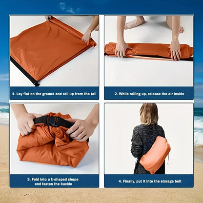 Inflatable Lounge Chair for Portable Outdoor Comfort