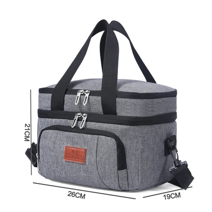 Insulated Lunch Bag Large Capacity Keeps Food Fresh