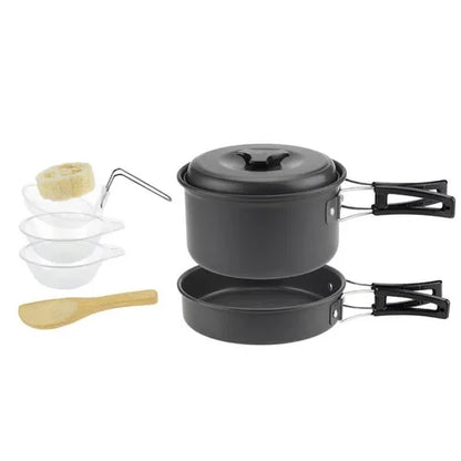 Camping Cookware Set for Lightweight Outdoor Cooking