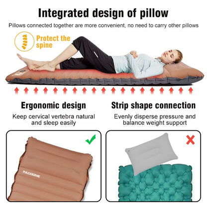 Self-Inflating Camping Sleeping Pad for Comfortable Rest