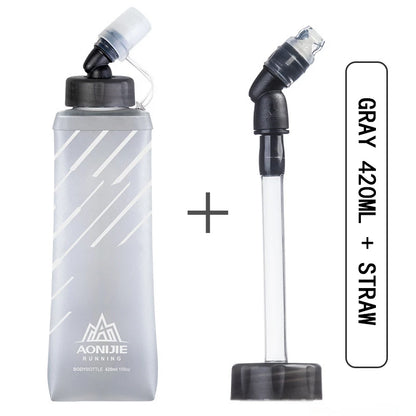 Folding Soft Water Bottle – 500ml Running & Hiking