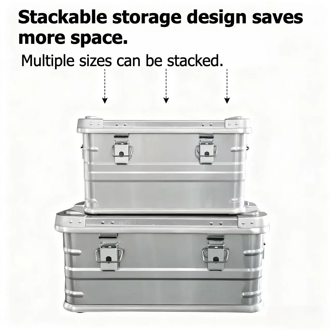 Aluminum Camping Storage Box for Secure Gear Organization