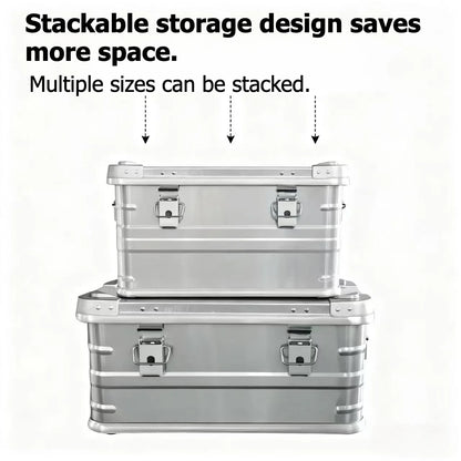 Aluminum Camping Storage Box for Secure Gear Organization