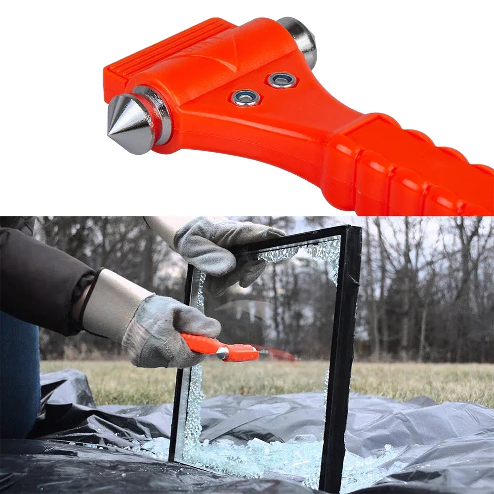 Car Safety Hammer 2PCS – Emergency Window Breaker Tool