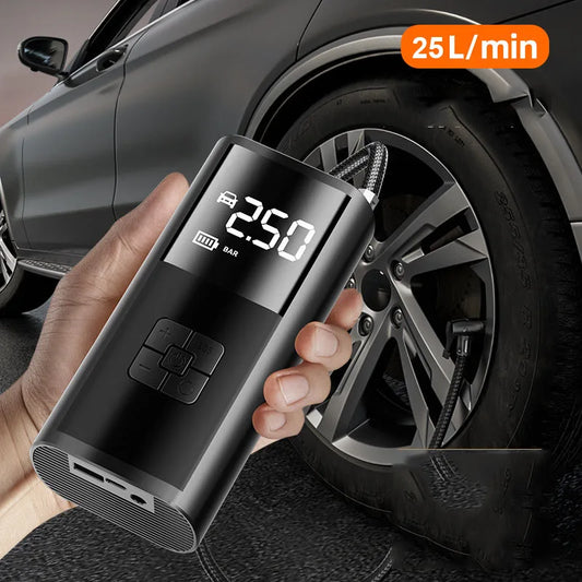 Wireless Car Air Pump – Fast & Portable Tire Inflator