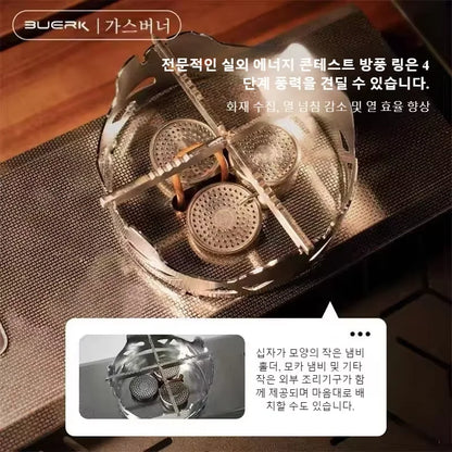 Half Unit IGT Outdoor Stove – Windproof & Portable BBQ