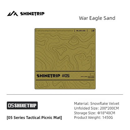 Aluminum Waterproof Picnic Mat for Dry Outdoor Comfort