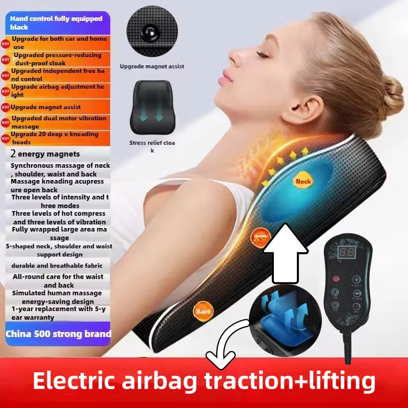 Neck Massage Pillow with Heat for Pain Relief