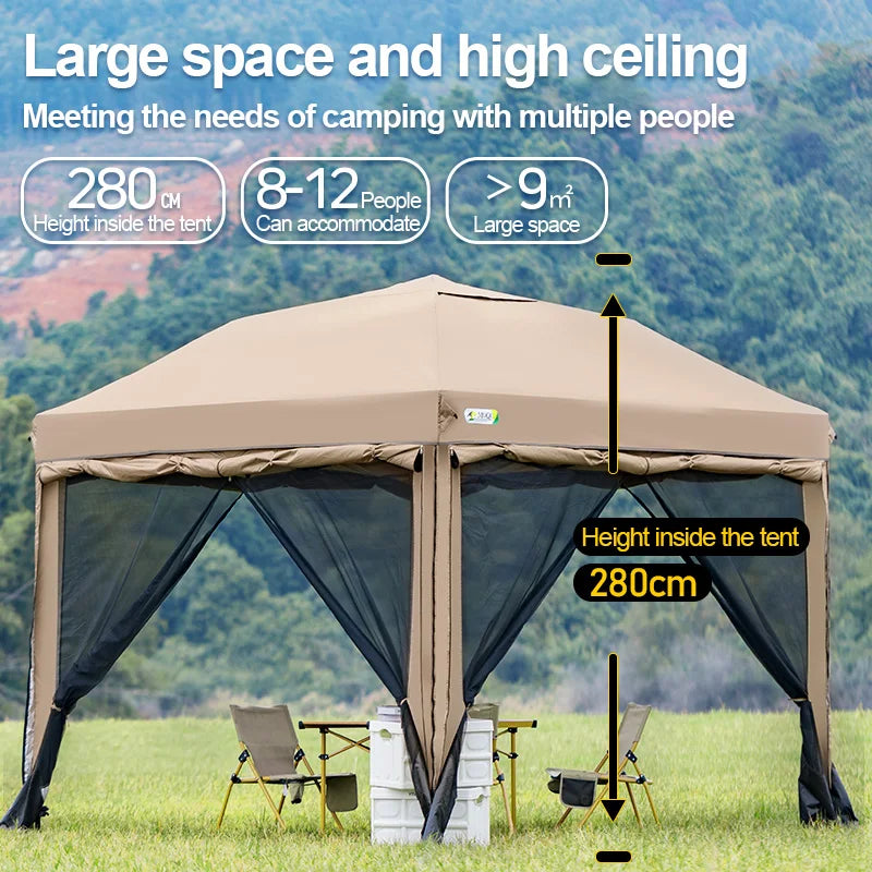 10x10 Pop-Up Canopy Tent – Instant Shade & Weather Protection