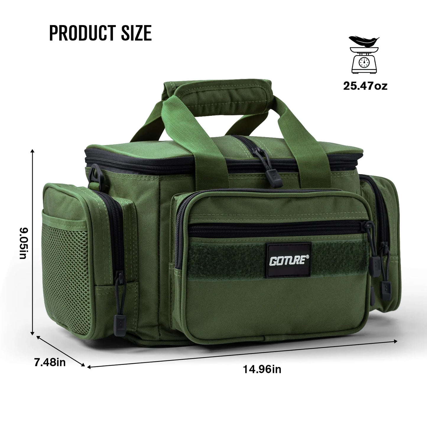 Fishing Tackle Storage Bag – Waterproof Large Capacity