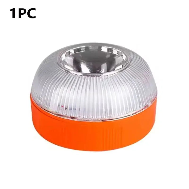 Magnetic Emergency Light for Roadside Safety Alerts