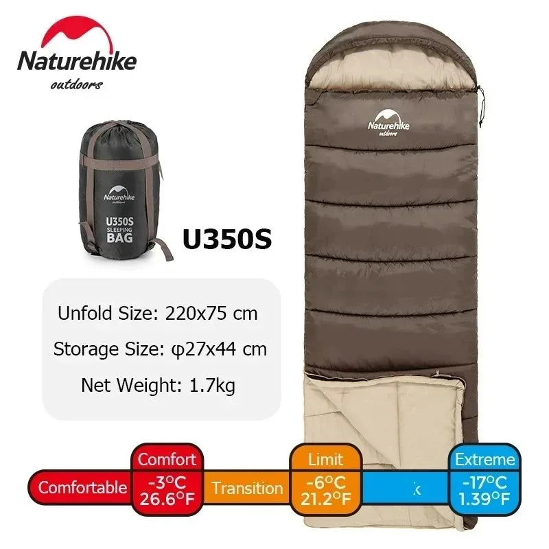 Ultralight Waterproof Cotton Sleeping Bag for Camping Comfort