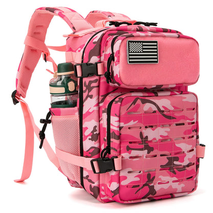 25L Tactical Backpack Durable MOLLE Hiking Pack