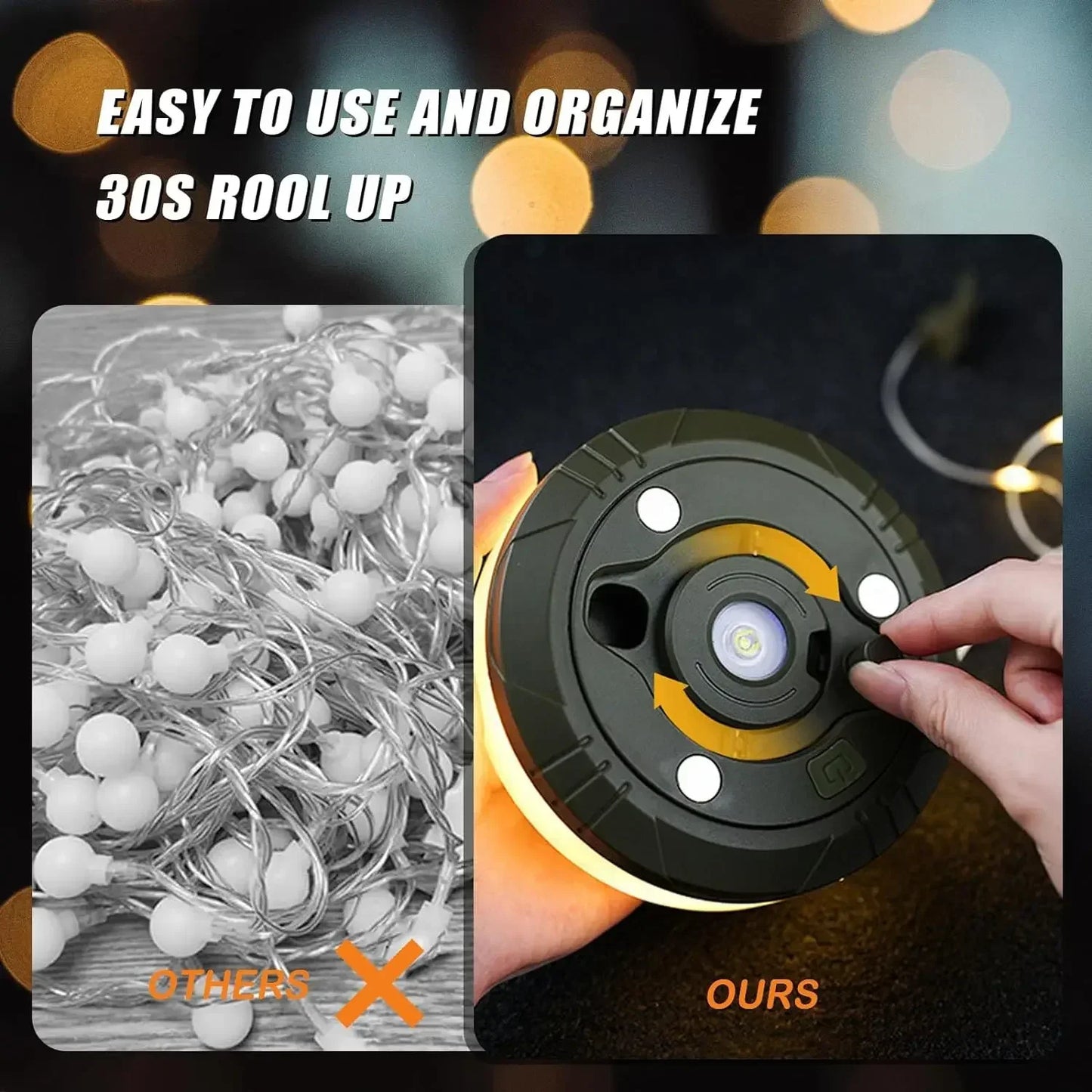 Multifunctional Camping Light String for Outdoor Fun