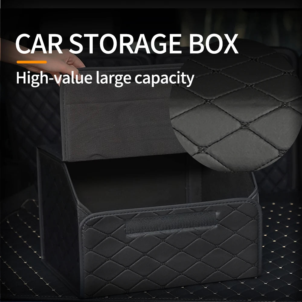 Foldable Car Trunk Organizer for Neat Travel Storage