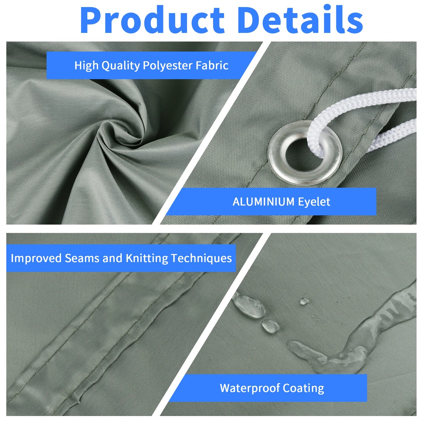 Waterproof Camping Tarp – Durable Outdoor Shade & Rain Cover
