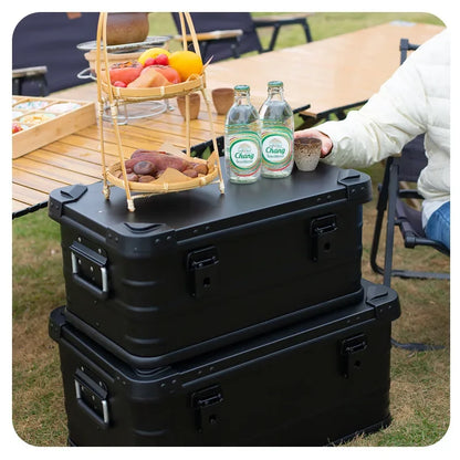 Aluminum Camping Storage Box for Secure Gear Storage