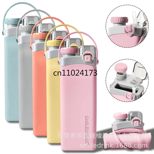 600ml Collapsible Water Bottle – Safe & Portable for Outdoors