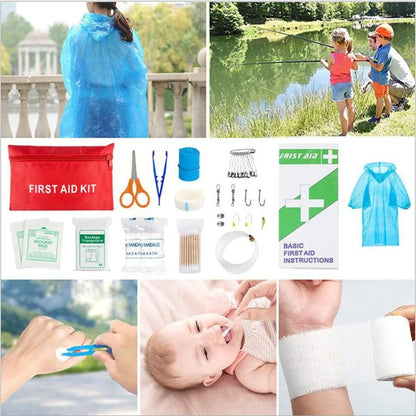 Survival First Aid Kit Full Set for Outdoor Emergencies