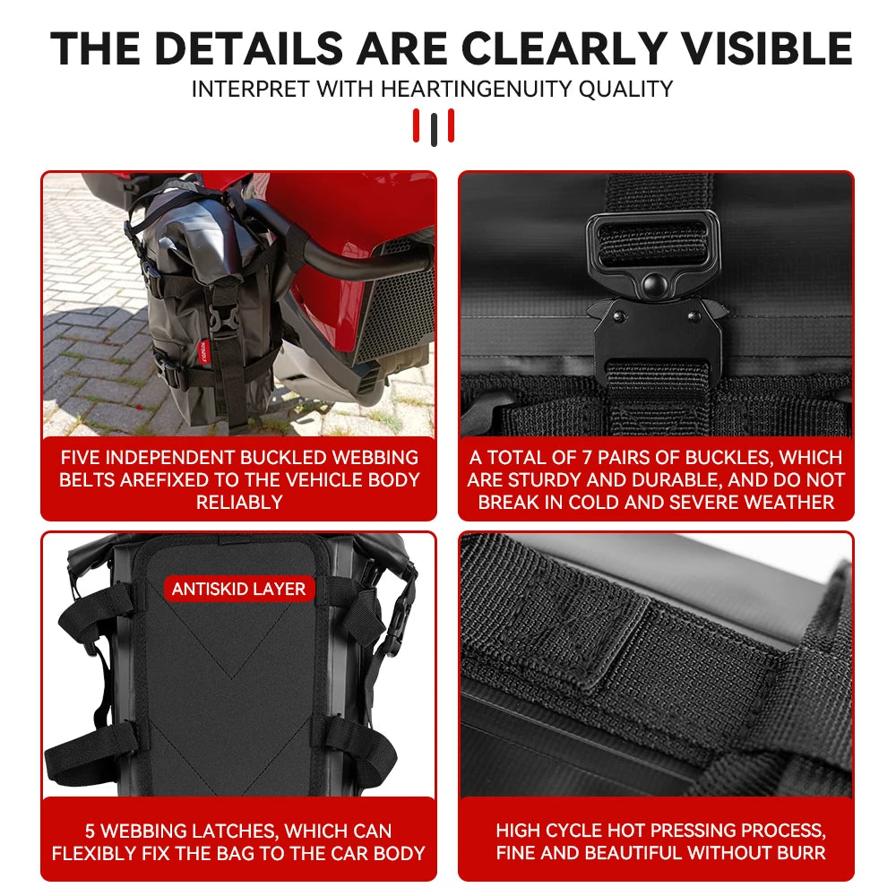 Waterproof Motorcycle Tool Bag 8L – Secure & Durable Storage