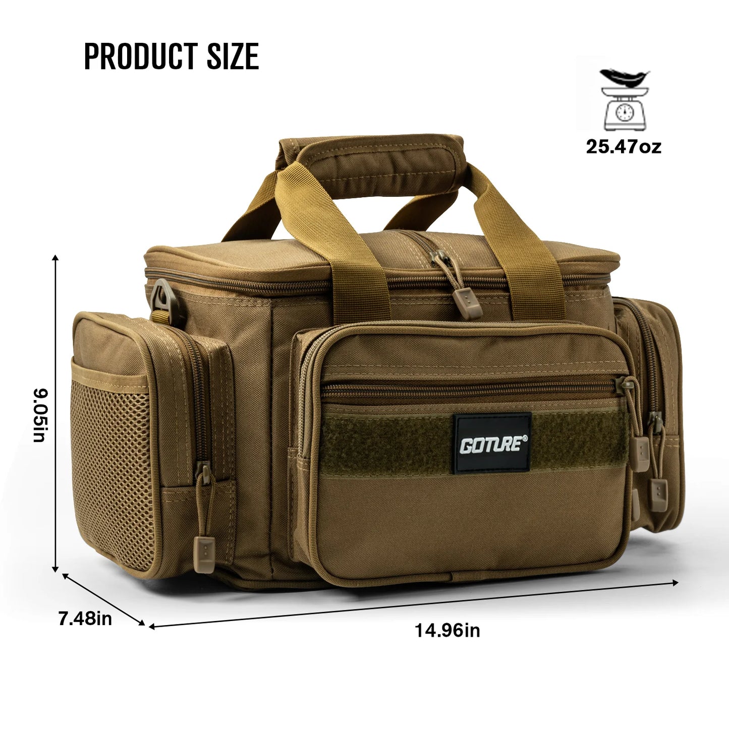 Fishing Tackle Storage Bag – Waterproof Large Capacity